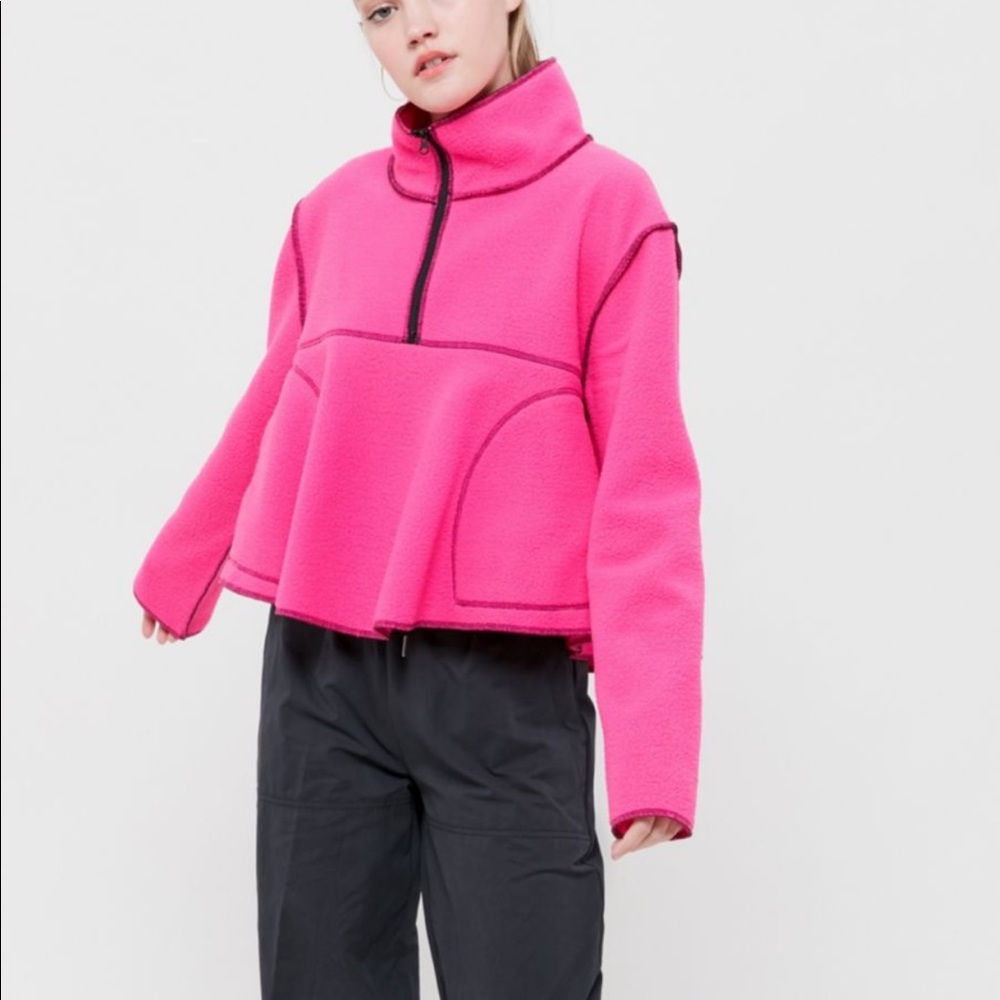 Poise fleece half zip sweater